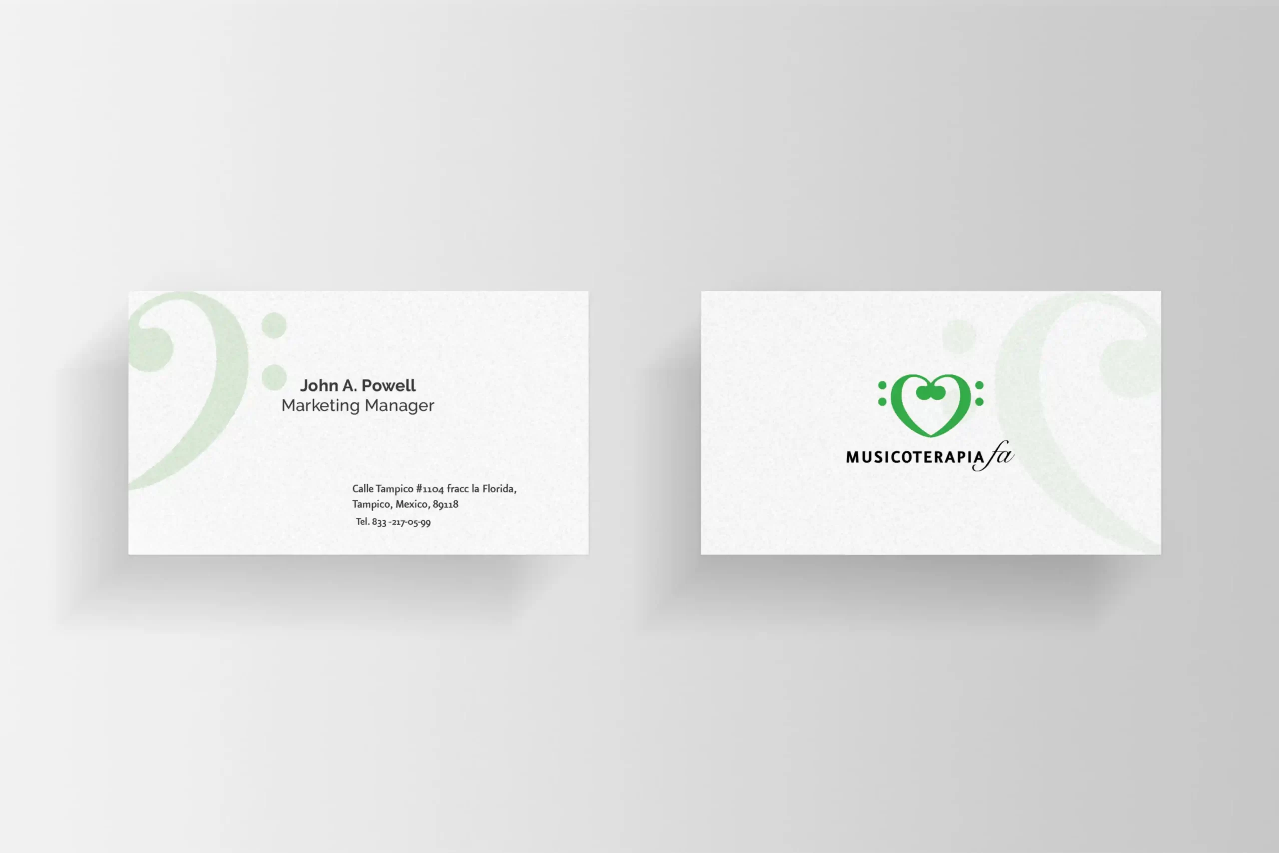Tarjeta Musicoterapia FA